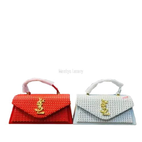 IMG_2570 Premium Woven Flap Top Handle Handbag