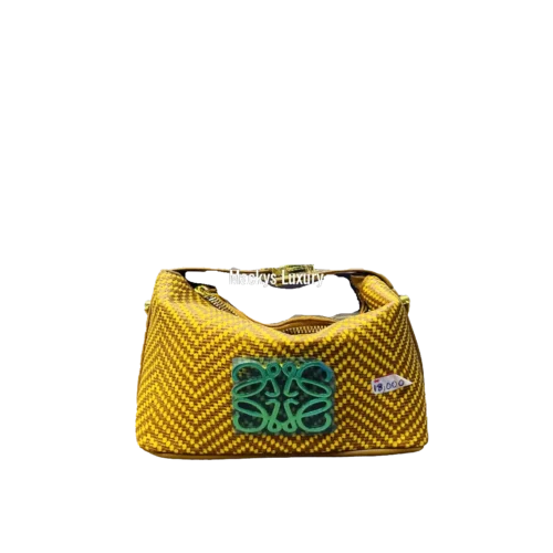 IMG_2674 Premium Woven Top Handle Shoulder Bag