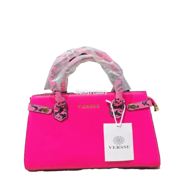 IMG_2808 VERSSE Premium Structured Top Handle Handbag