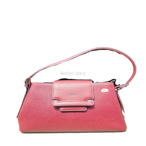 IMG_2844 PEDRA Textured Top Handle Shoulder Bag