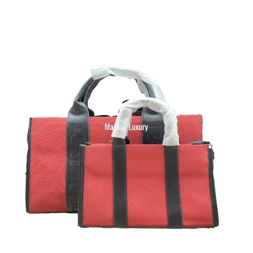 IMG_2972 Luxury Premium Canvas Tote Bag Set (2-in-1)