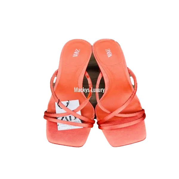 IMG_3026 Satin Square-Toe Sandal with Crisscross Straps