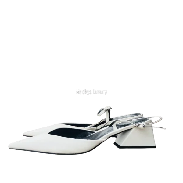 IMG_3055 Elegant Pointed-Toe Slingback Block Heels