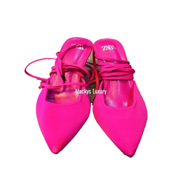 IMG_3206 Lace-Up Pointed-Toe Ballet Flats